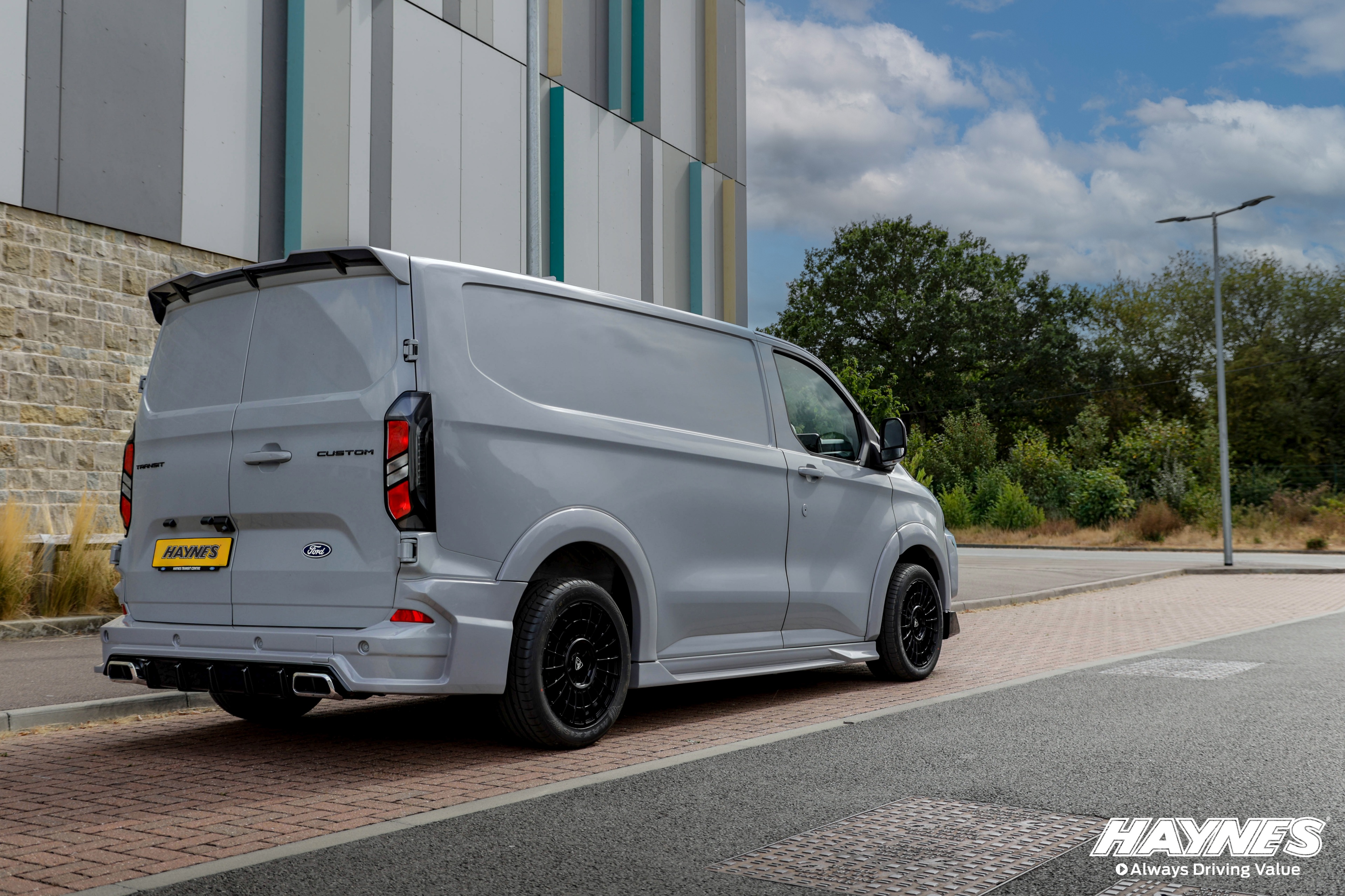 Ford Transit Custom with Predator styling on the road