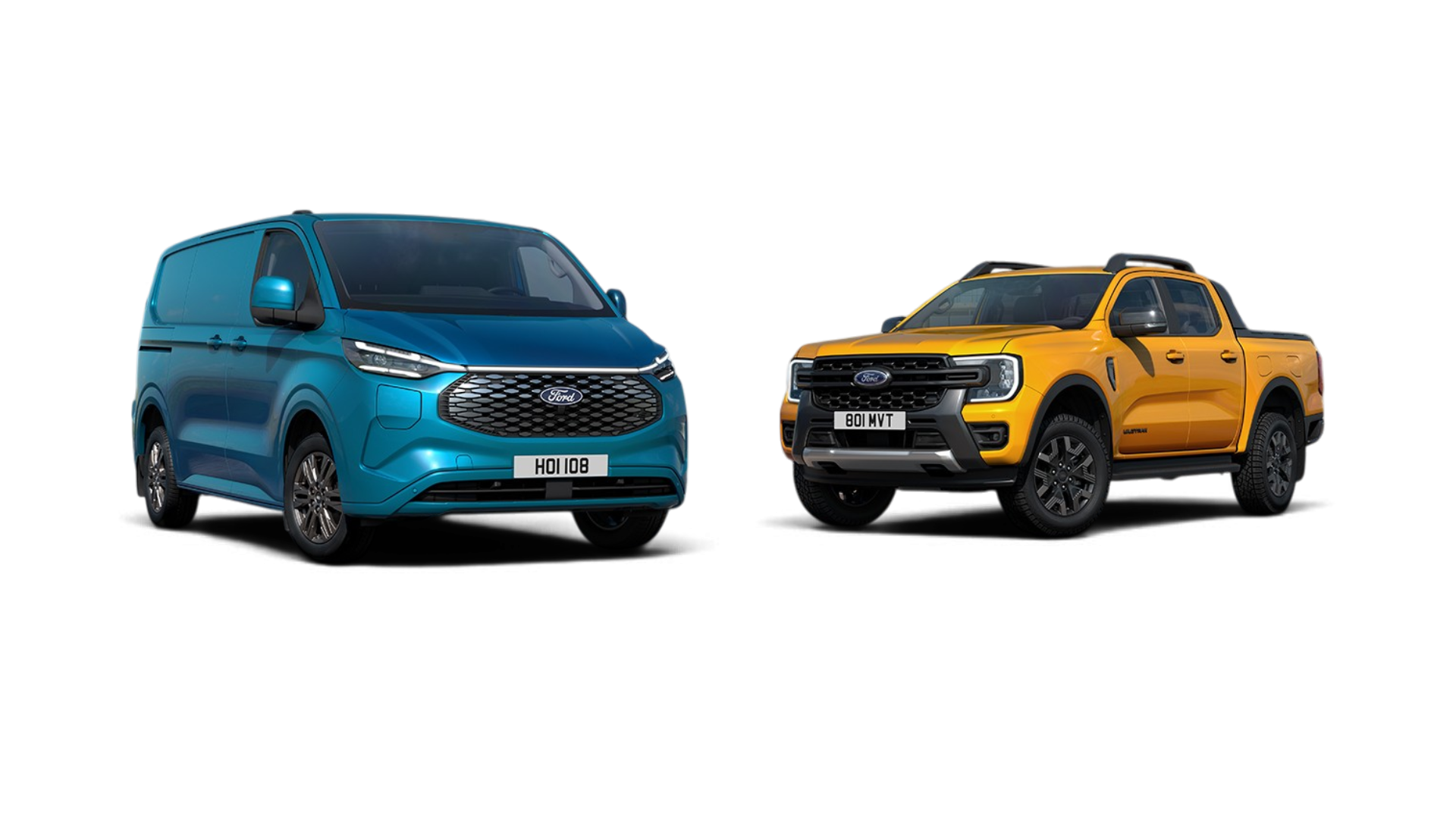 Ford Transit Custom and Ford Ranger
